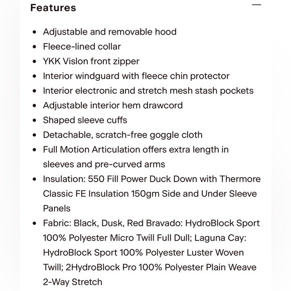 Obermeyer Joule Down Jacket - Picture 2 of 7